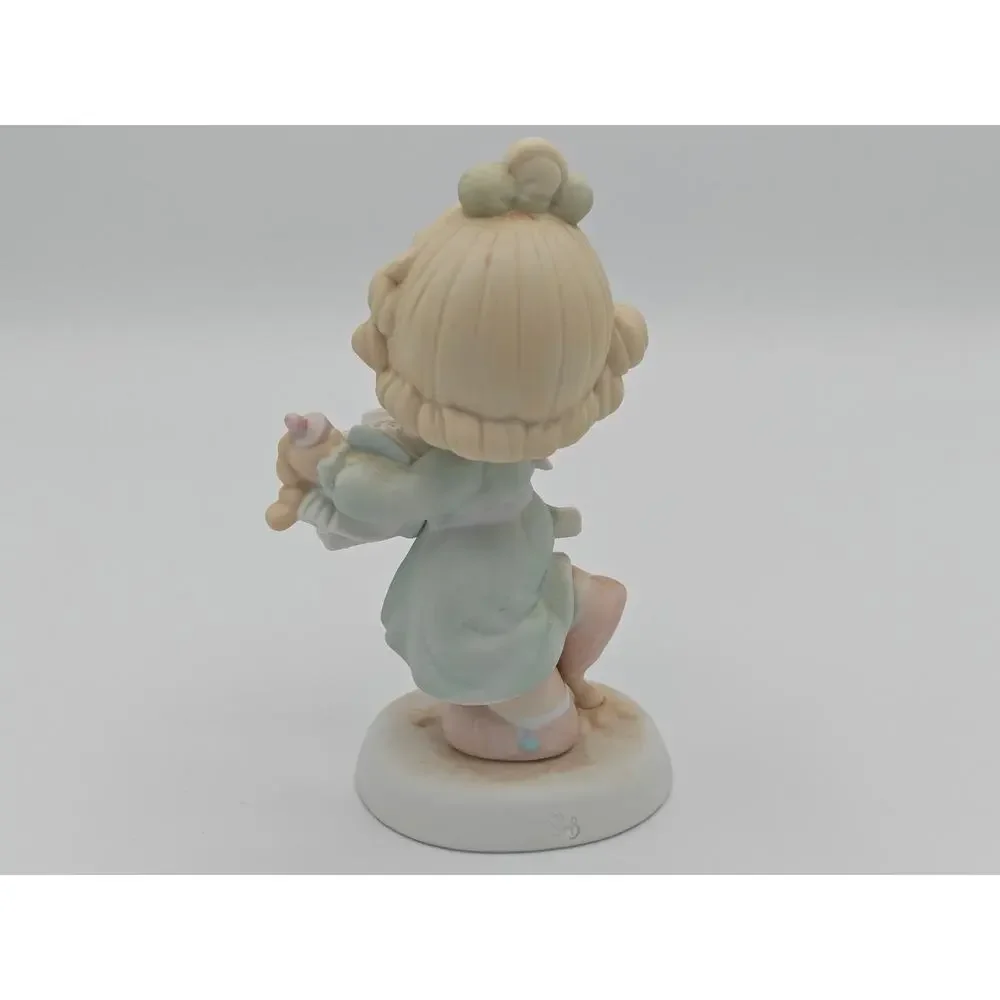 Precious Moments Lord Help Me Stick To My Job Figurine 521450 1989 Enesco USA